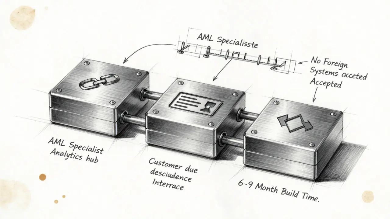 Modular toolkit for crypto compliance with analytics, ID verification, and data encoding modules.