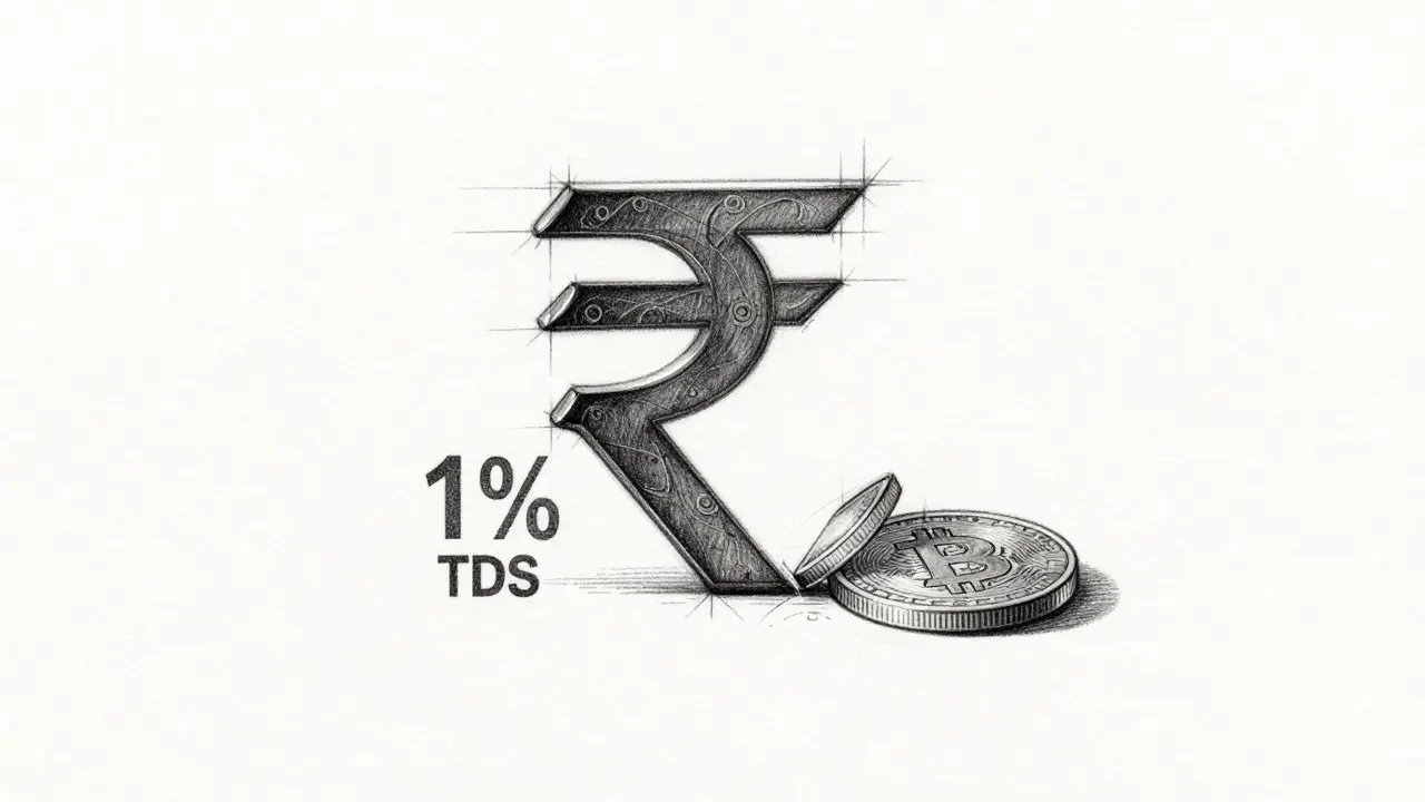 1% TDS on Crypto in India Explained: Rules, Thresholds & Impact