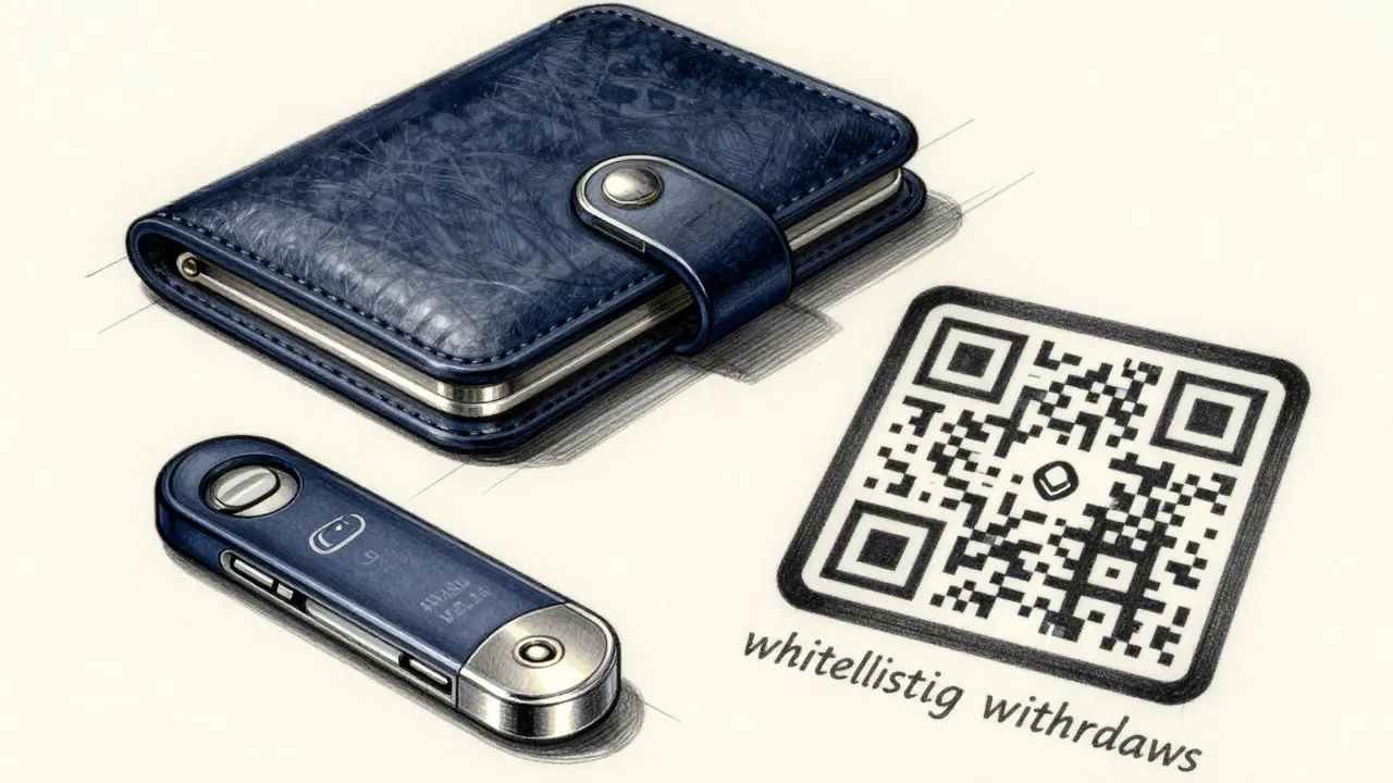Design sketch of hardware wallet and security tokens