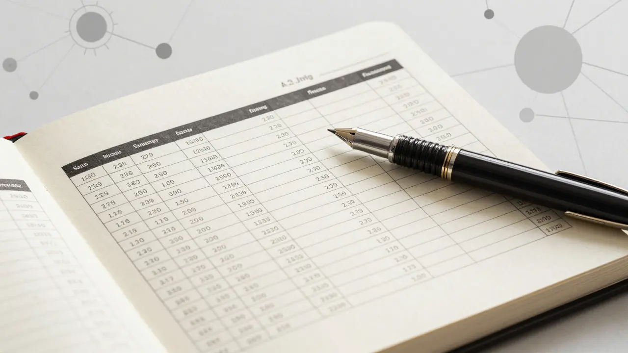Illustration of ledger and pen emphasizing crypto transaction record keeping