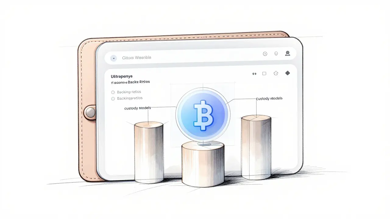 Minimalist sketch of unified digital wallet with transparency indicators