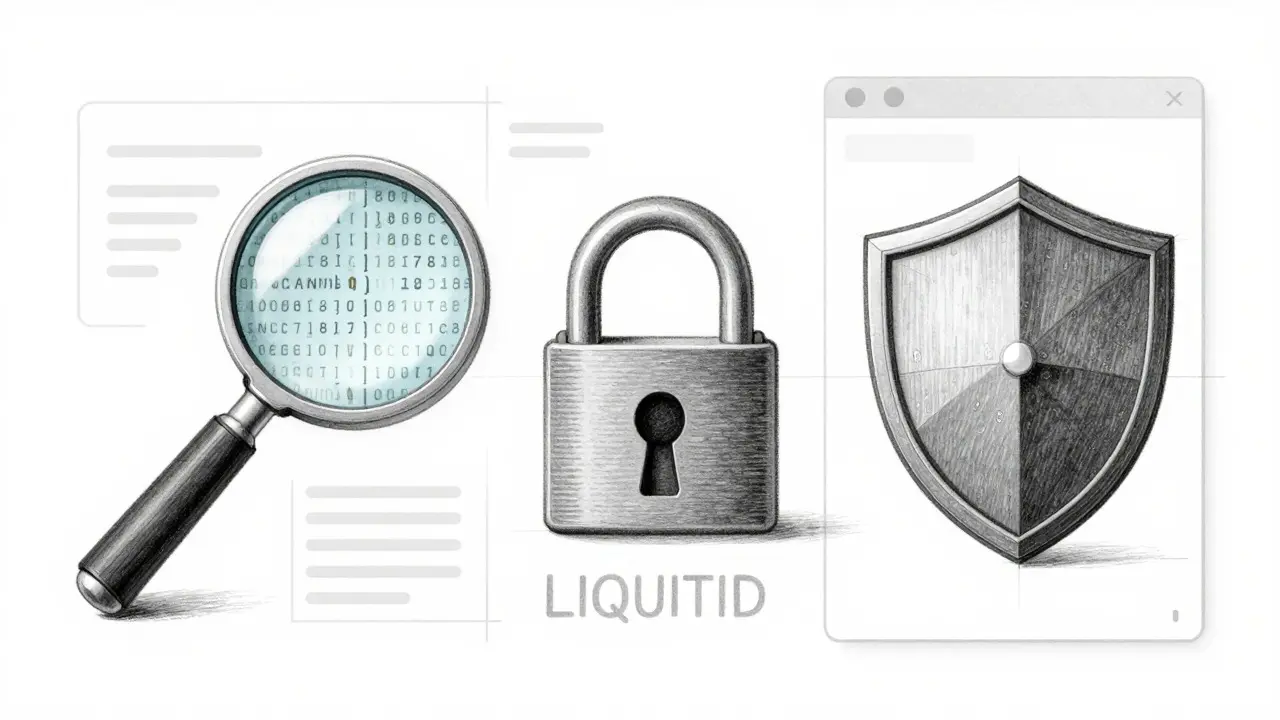 Sketch of blockchain security verification tools